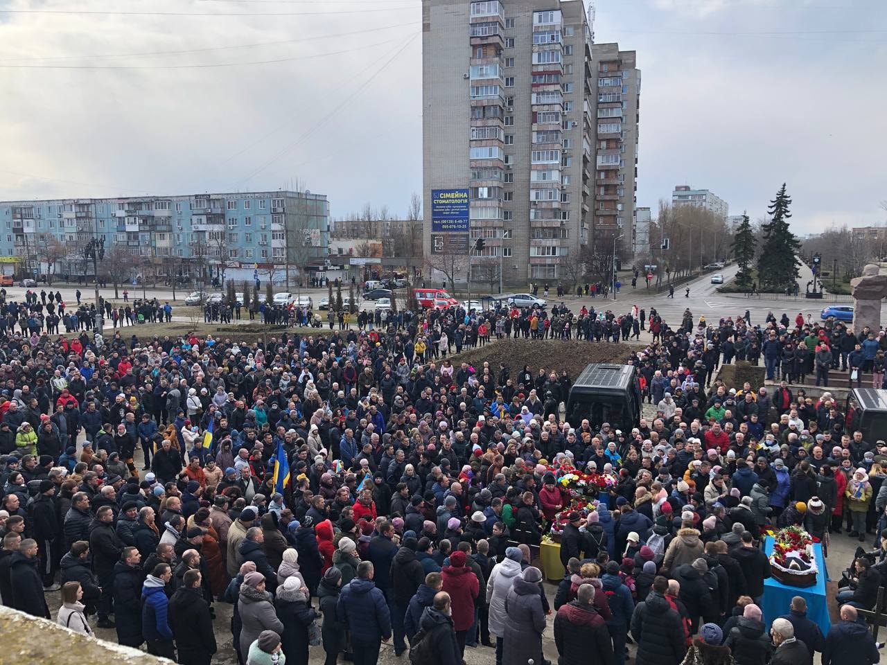 У Энергадары развітваюцца з байцамі, якія загінулі пры абароне Запарожскай АЭС