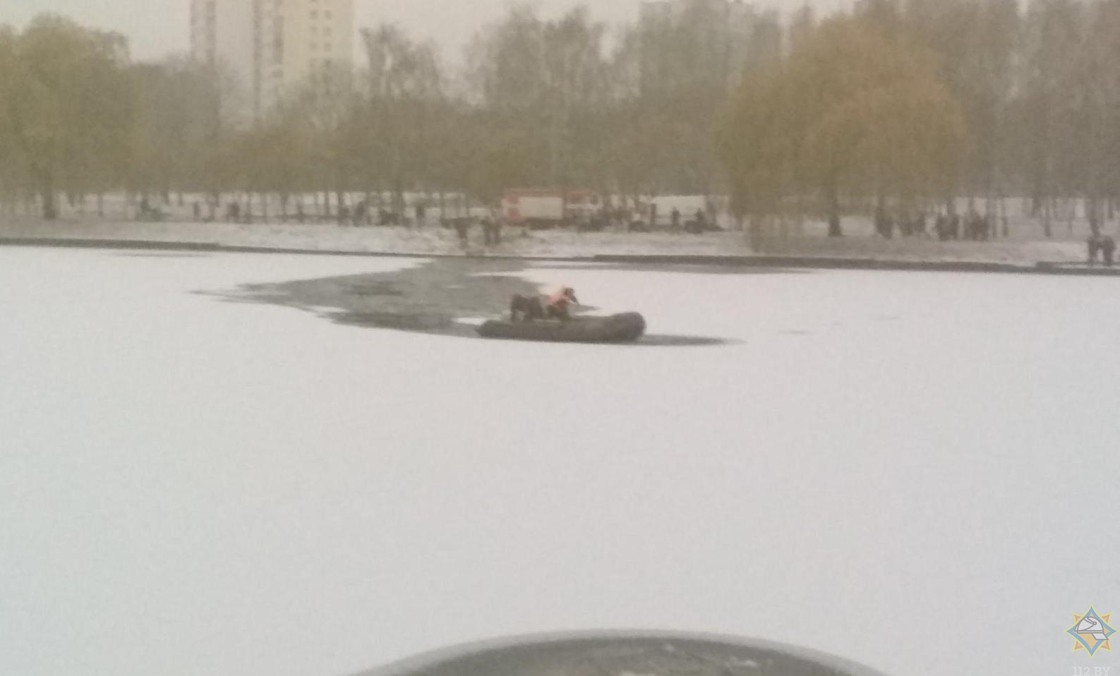 У Мінску выратавалі жанчыну, якая танула