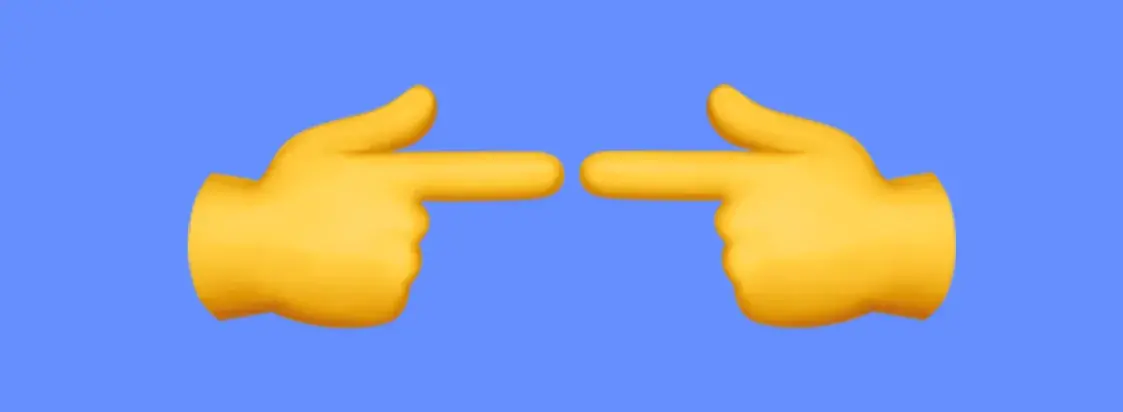 Что значит эмодзи с пальцами друг к другу 👉👈 