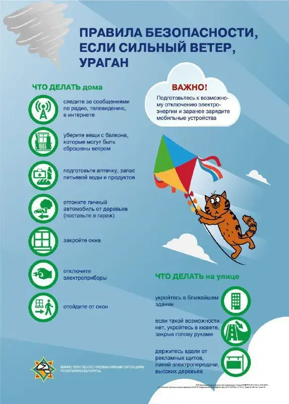У некаторых раёнах Мінскай вобласці вецер перавышае 30 м/с