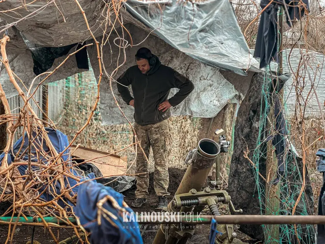 З'явіліся здымкі каліноўцаў, якія ўдзельнічаюць у абароне Пакроўска