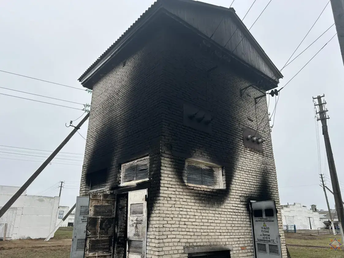 У Калінкавіцкім раёне гарэла трансфарматарная падстанцыя