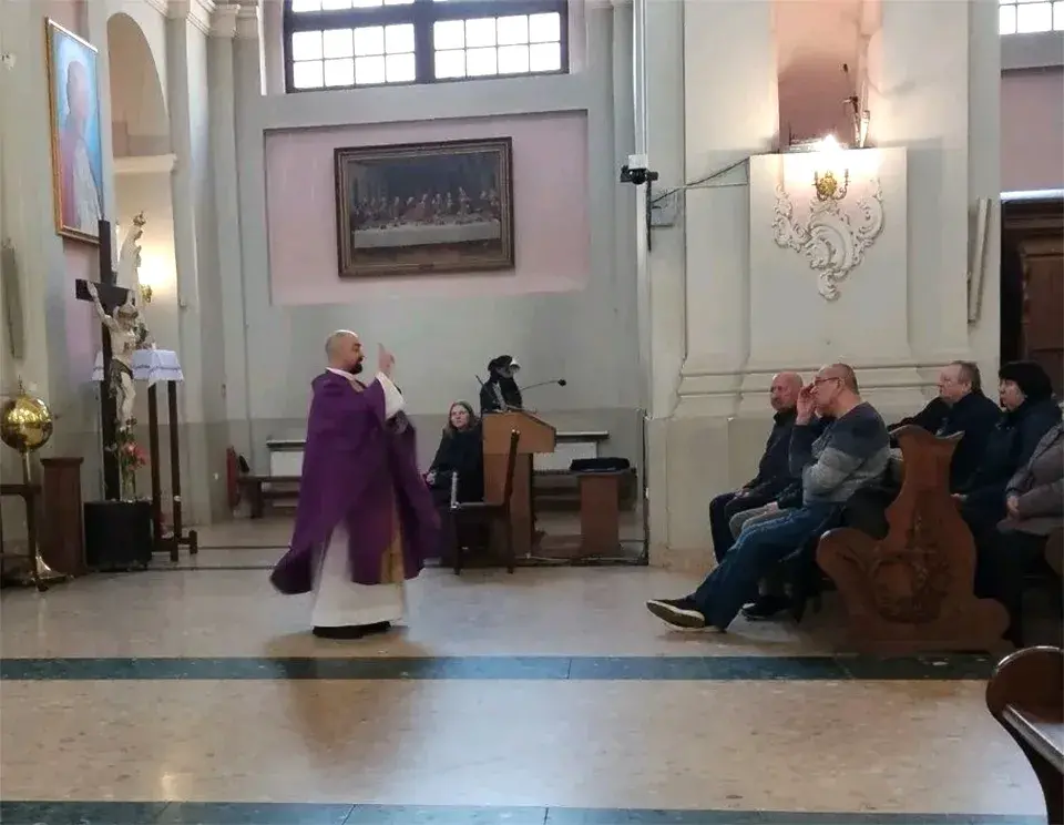 У мінскім касцёле праводзяць імшы на мове жэстаў