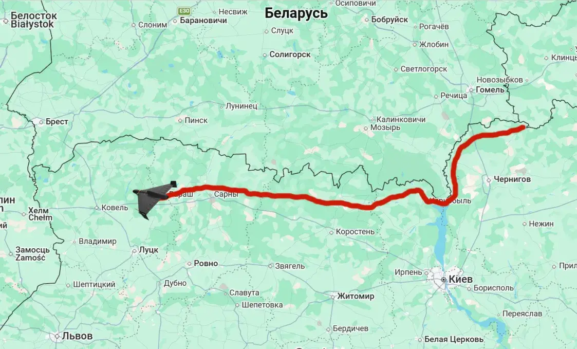 Беларусь, імаверна, зноў дапамагае расійскім дронам атакаваць Украіну