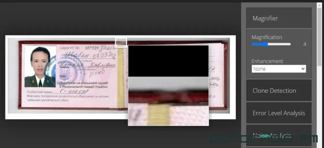 Аналіз падробкі: як у Adobe Photoshop зрабілі пасведчанне “забойцы” Дугінай