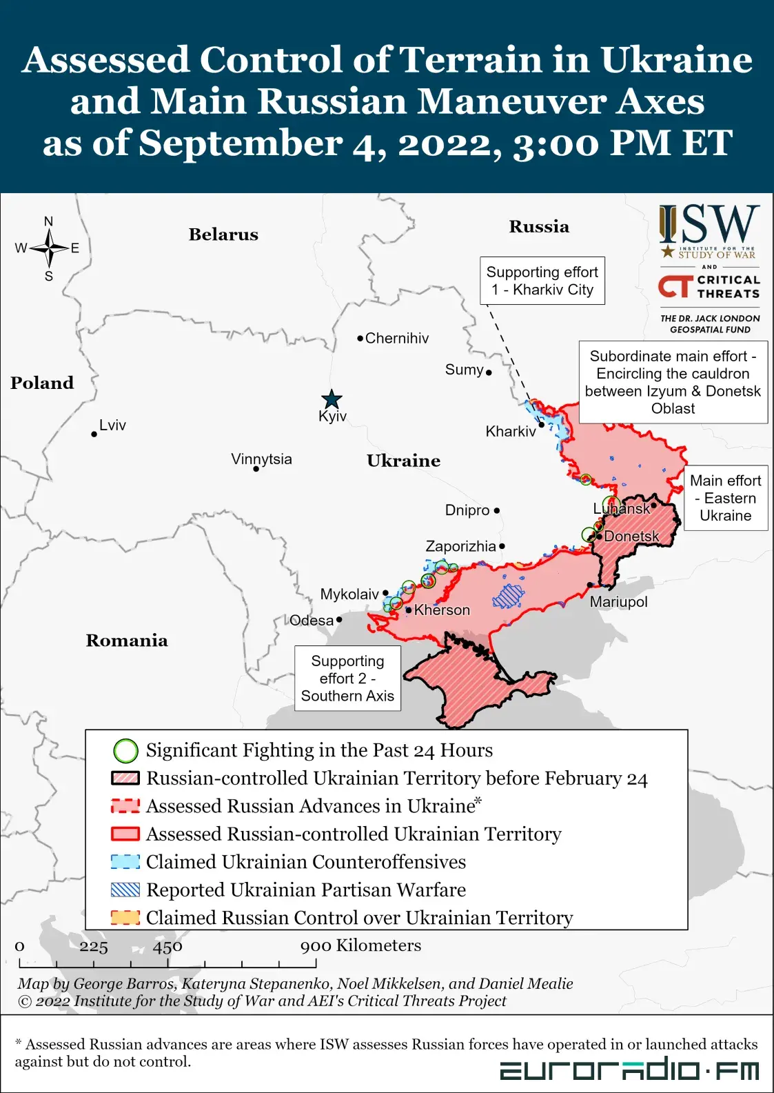 ВСУ освободили три населенных пункта — 194-е утро войны в Украине