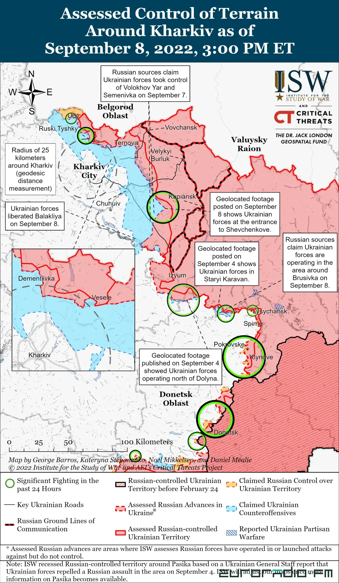 Успехи ВСУ в Харьковской области и молчание Минобороны России — 198-е утро войны