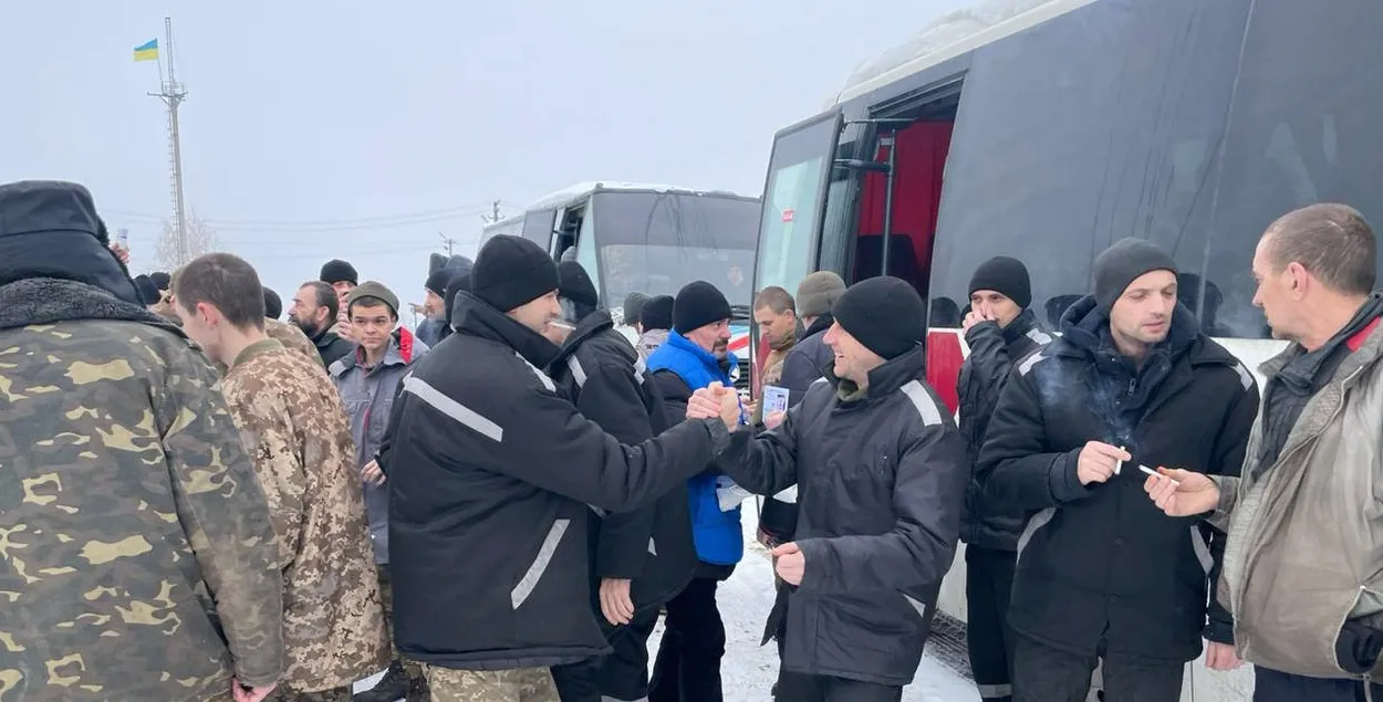 Освобождённые из российского плена / t.me/ermaka2022
