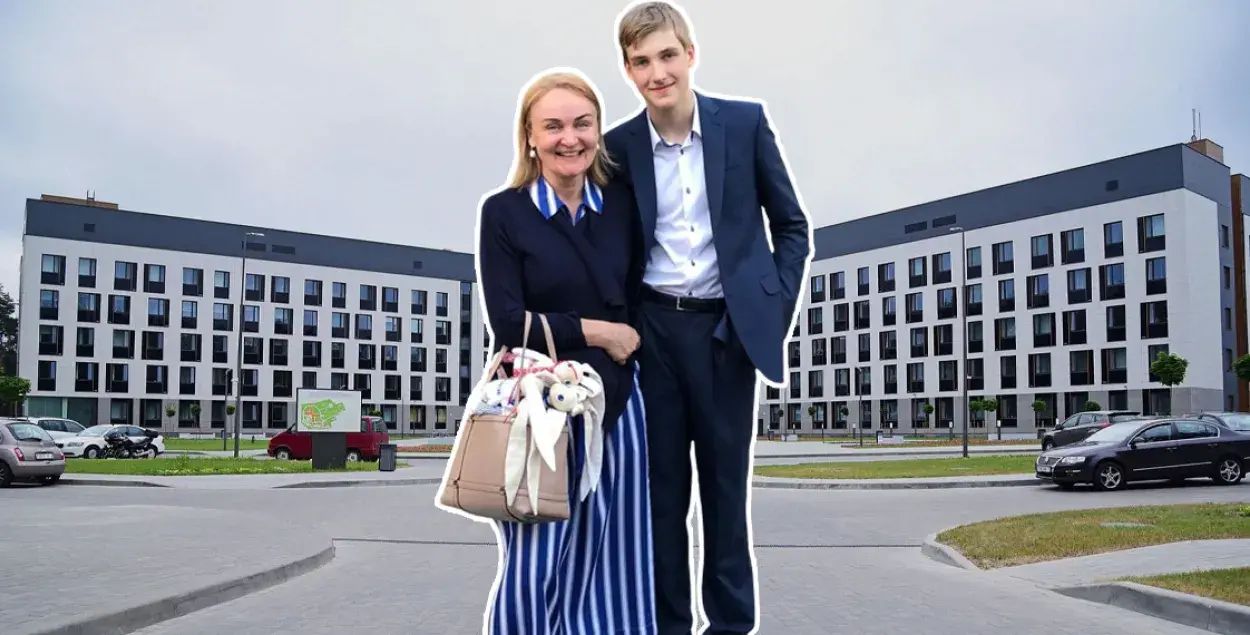Ирина Абельская, Коля Лукашенко и Республиканский клинический медицинский центр / коллаж Еврорадио
