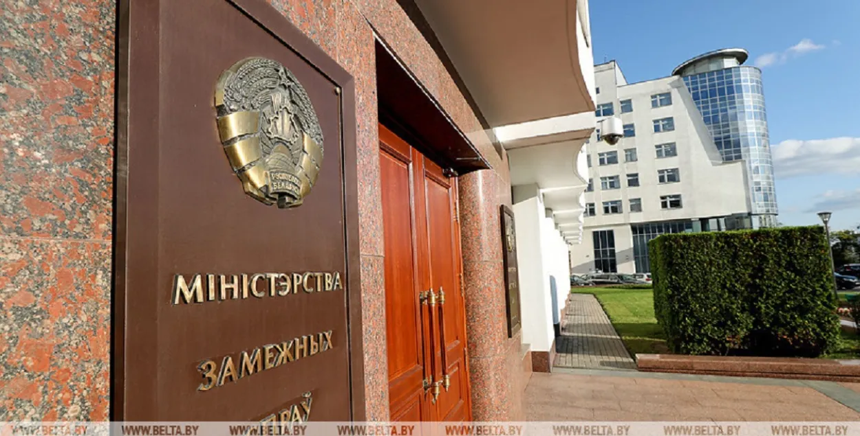 В МИД заявили о "преднамеренной провокации"​ / БЕЛТА