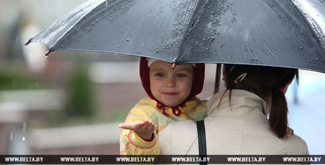 Першы дзень лета ў Беларусі будзе дажджлівым