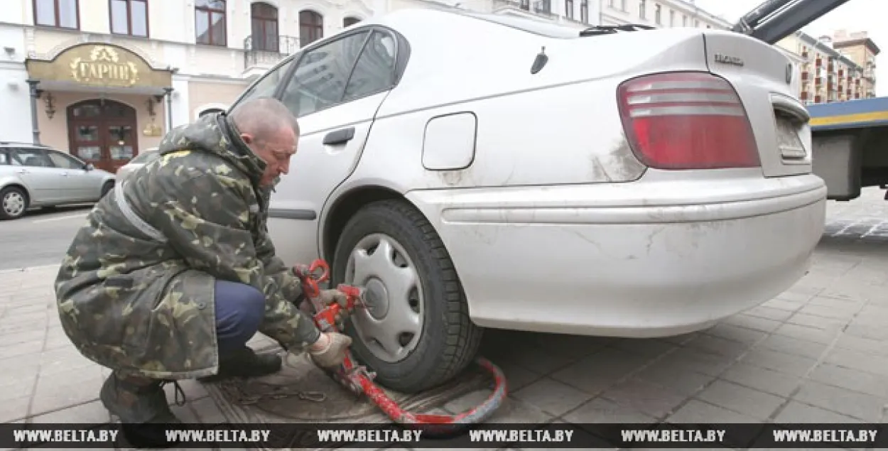 У Мінску правядуць 23 акцыі па прафілактыцы парушэнняў правілаў паркоўкі