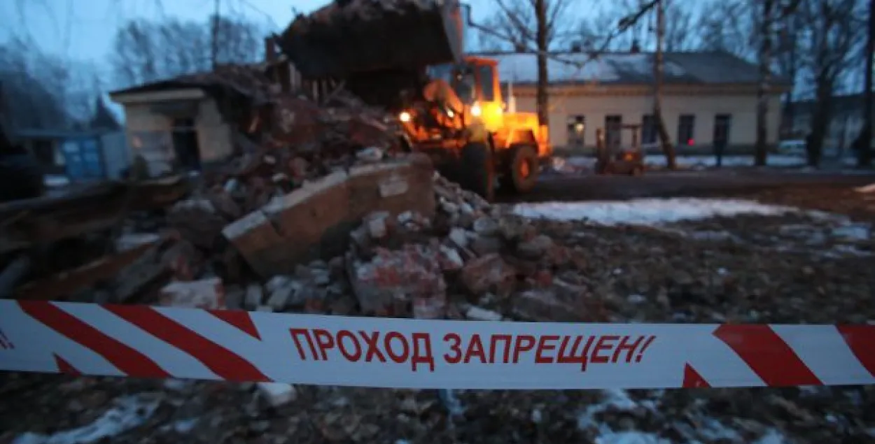 Следчы камітэт: У будынку ў Дзяржынскім раёне магла выбухнуць хімічная сумесь