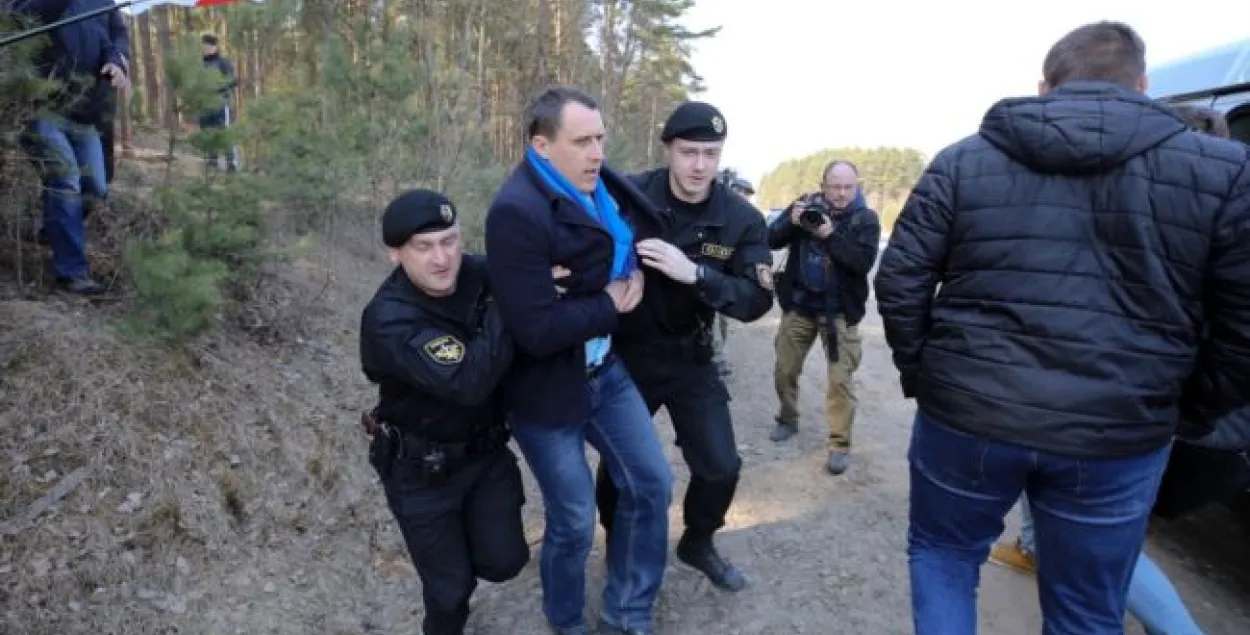 Pavel Sevyarynets&rsquo; arrest, April 5 / svadoba.org