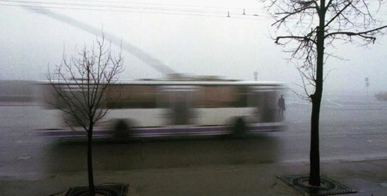 У Бабруйску з тралейбуса эвакуявалі 15 чалавек