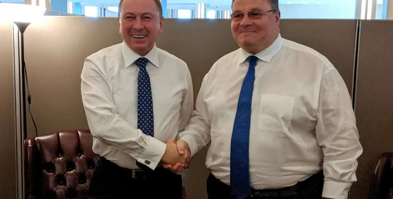 Belarus and Lithuania Foreign Ministers Uladzimir Makei and Linas Linkevičius&nbsp;/ mfa.gov.by