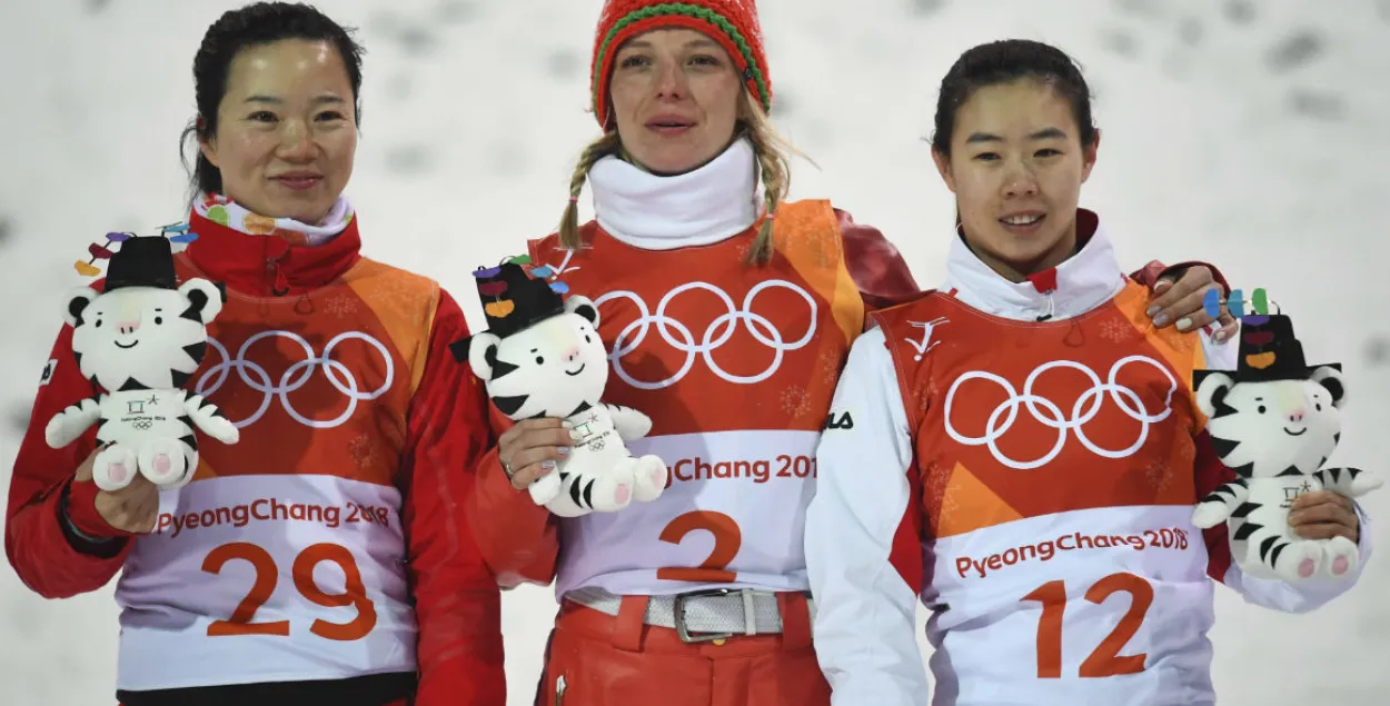 Olympic champion Hanna Huskova from Team Belarus. Image: Reuters
