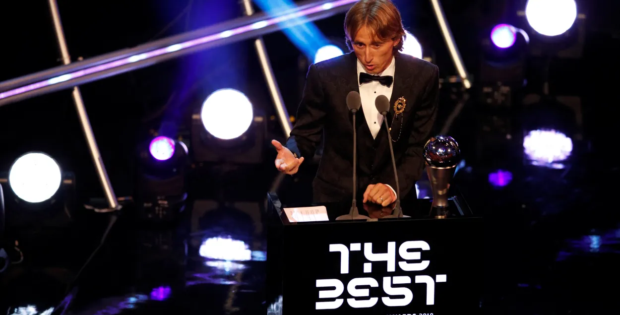 Лепшым футбалістам свету па версіі FIFA стаў Лука Модрыч