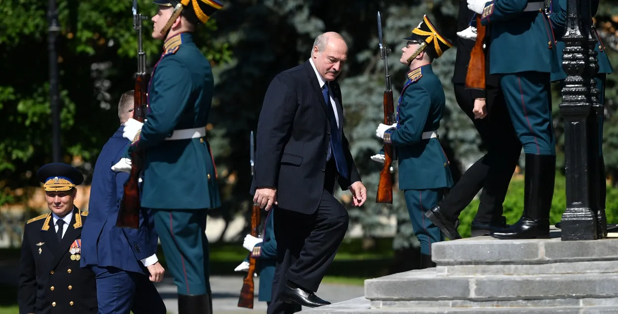 Александр Лукашенко в Москве, 24 июня 2020-го / Reuters