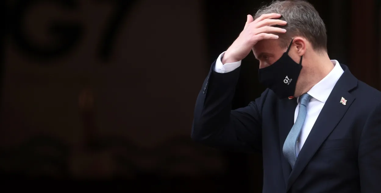 Доминик Рааб во время недавнего саммита G7 в Лондоне / Reuters