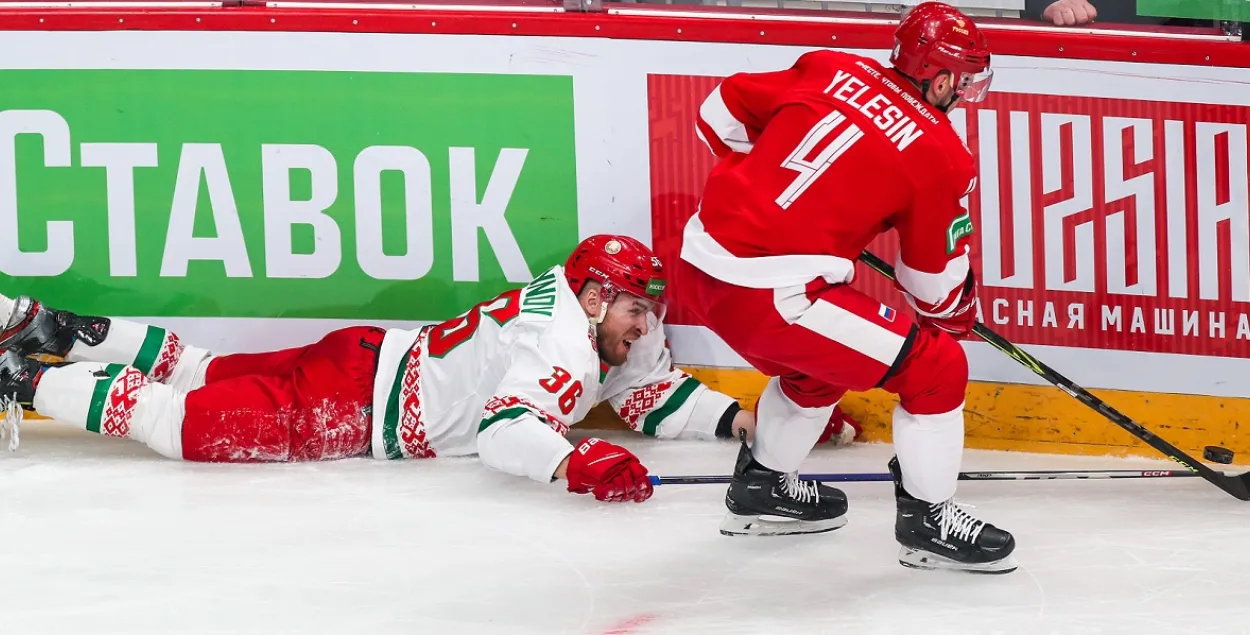 Беларусы прайгралі ў Чалябінску / hockey.by

