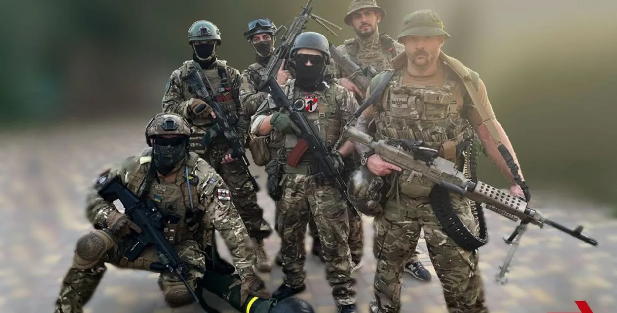 Бойцы белорусского батальона "Террор" / t.me/terrorbel
