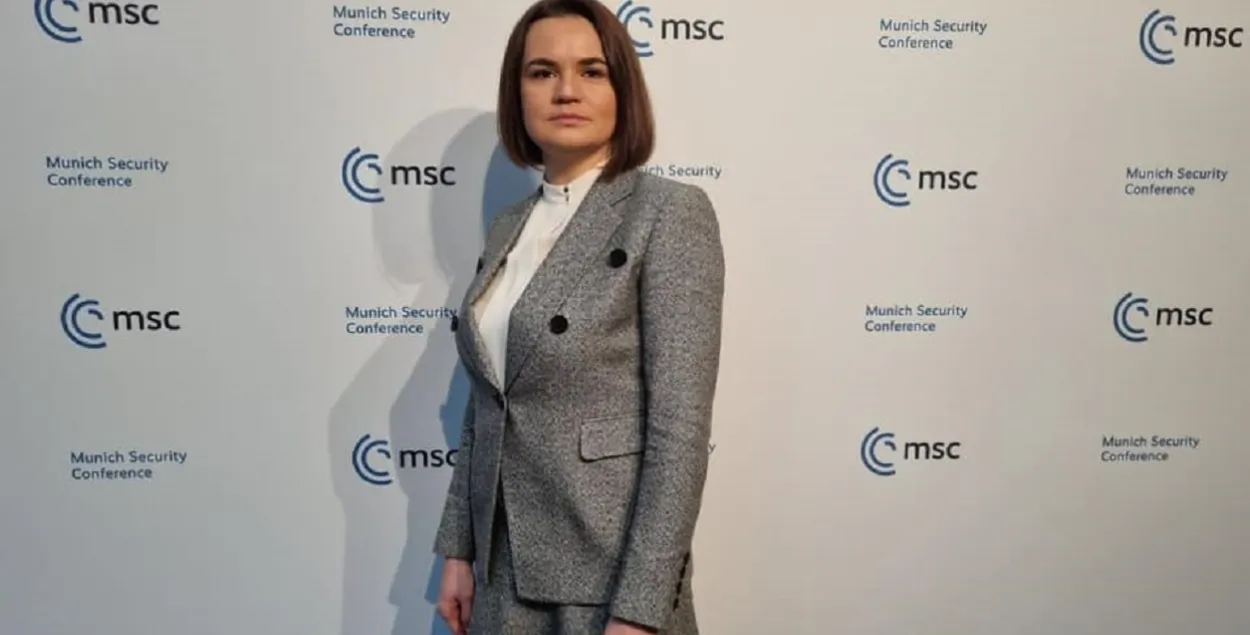 У 2022-м Святлана Ціханоўская таксама ўдзельнічала ў гэтым форуме / https://twitter.com/Tsihanouskaya

