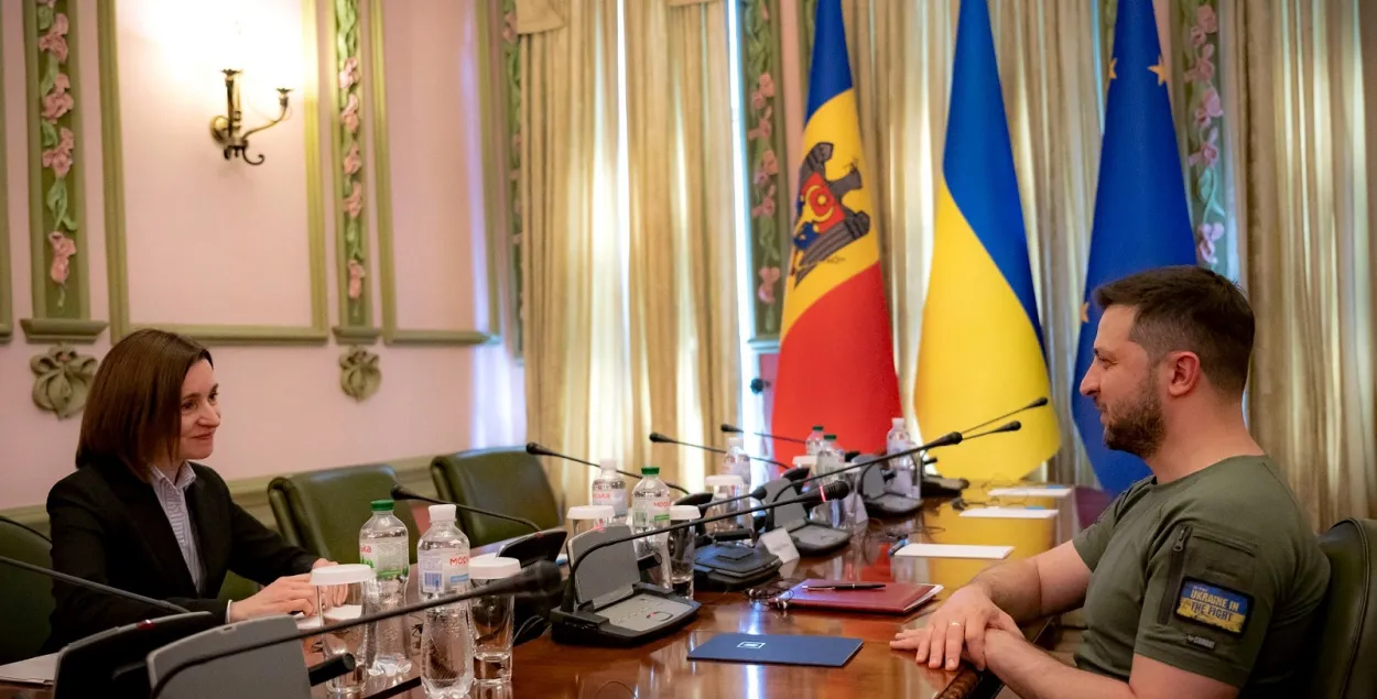 Мая Санду і Уладзімір Зяленскі / newsmaker.md
