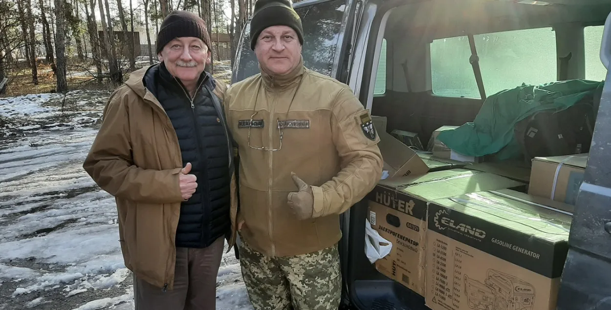 Пасол Украіны ў Беларусі Ігар Кізім (злева) / facebook.com
