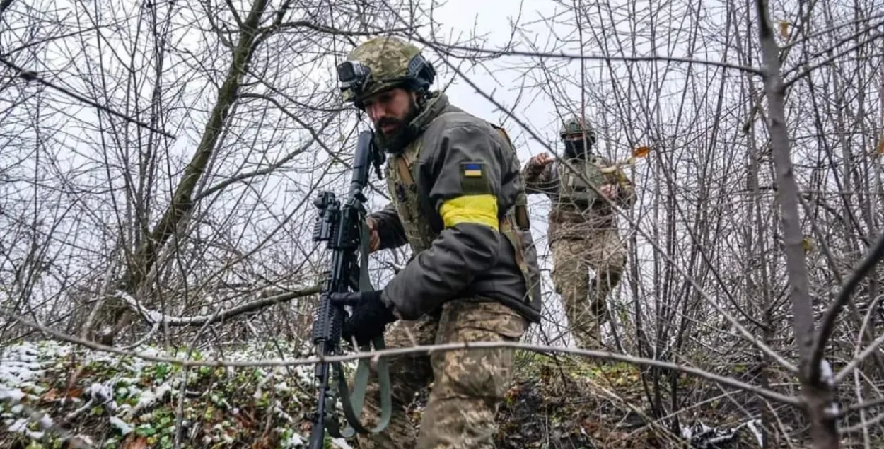 Украінскія байцы на фронце / https://www.facebook.com/GeneralStaff.ua/
