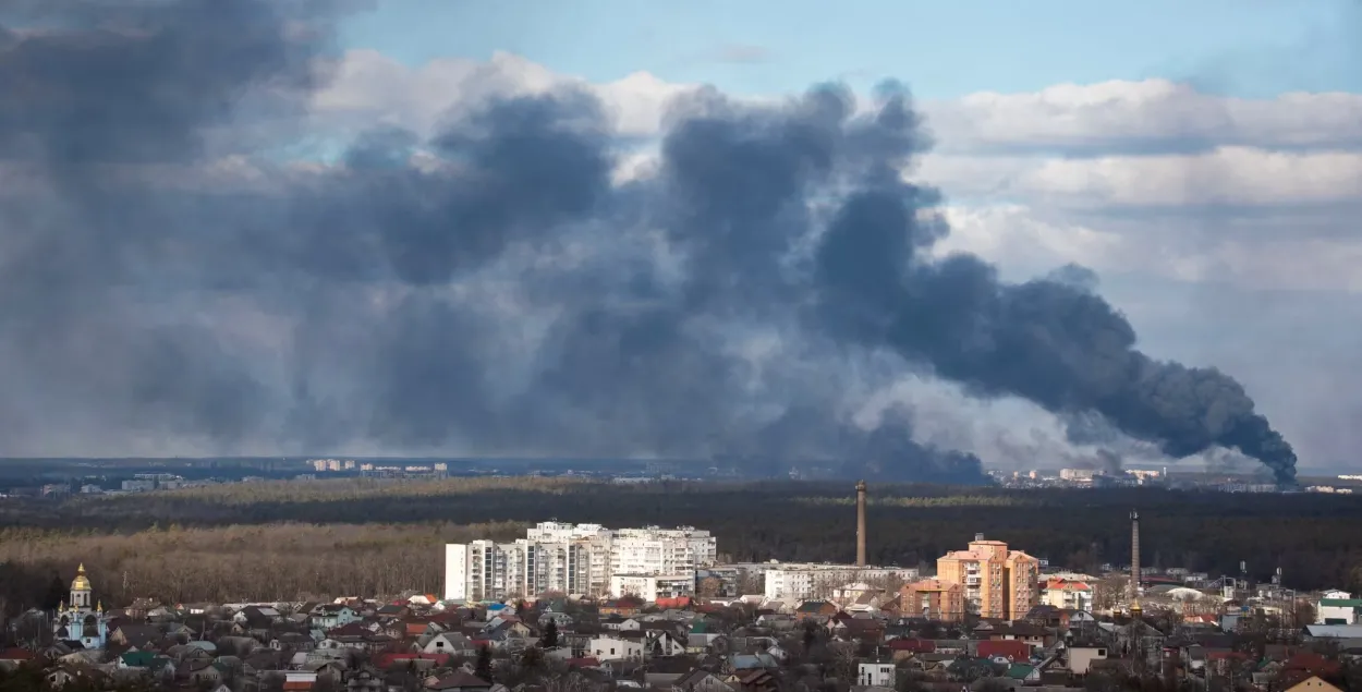 Наступствы паветранага абстрэлу Кіева / Reuters