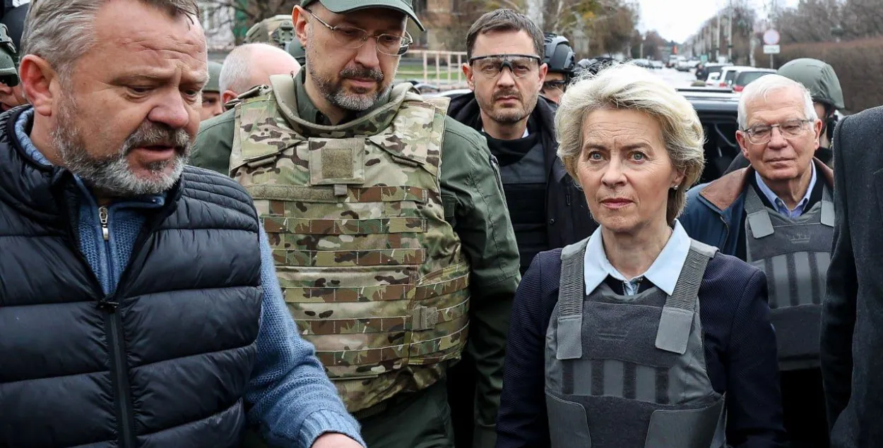 Кіраўніца Еўракамісіі наведала Бучу