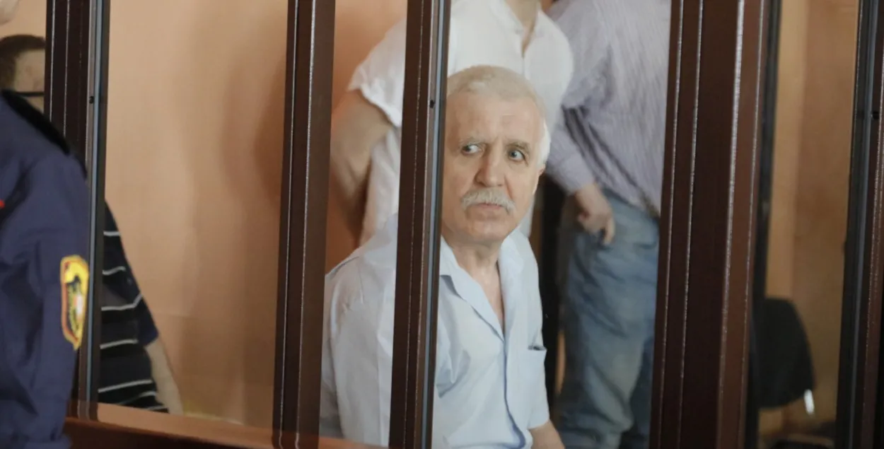 Рыгор Кастусёў на судзе
