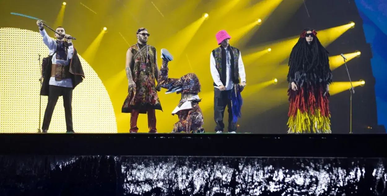 &nbsp;Kalush Orchestra у часе рэпетыцыі "Еўрабачання-2022"​ / EBU