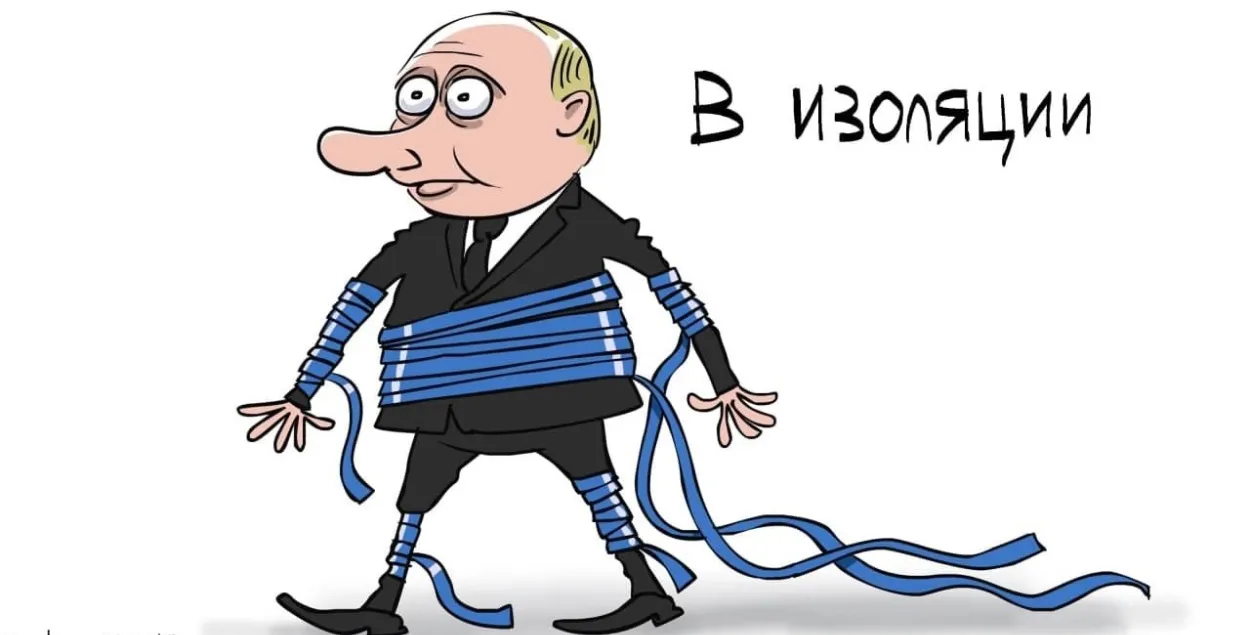 Уладзімір Пуцін / Карыкатура dw.com
