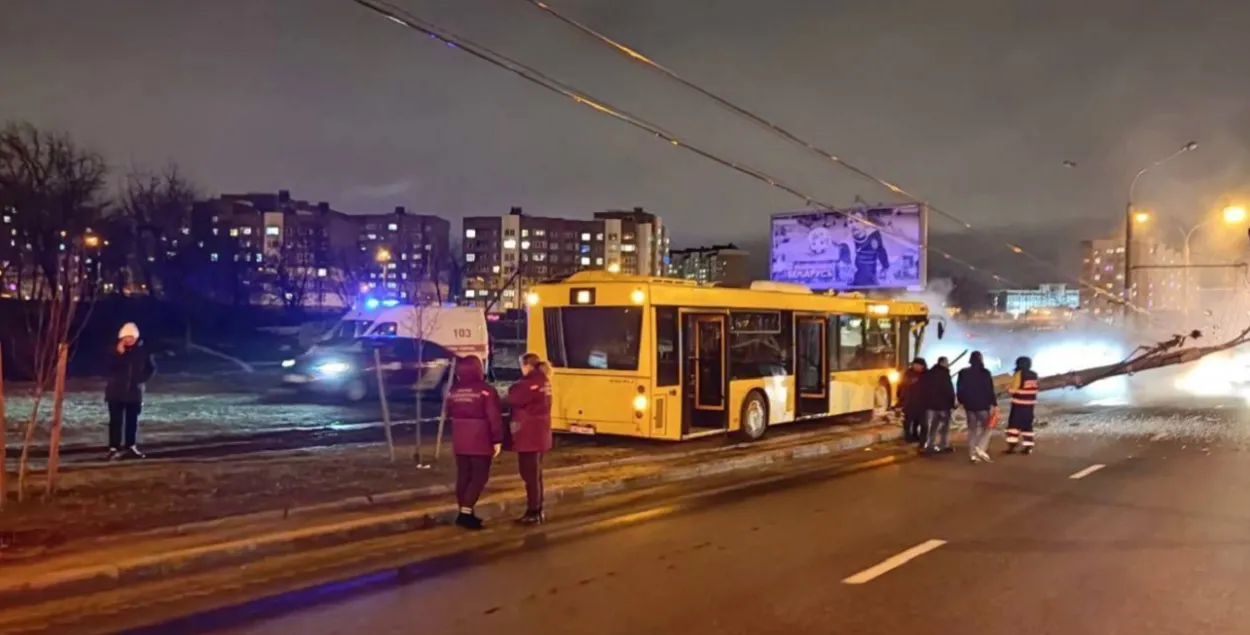 На месцы аварыі / t.me/gaiminsk
