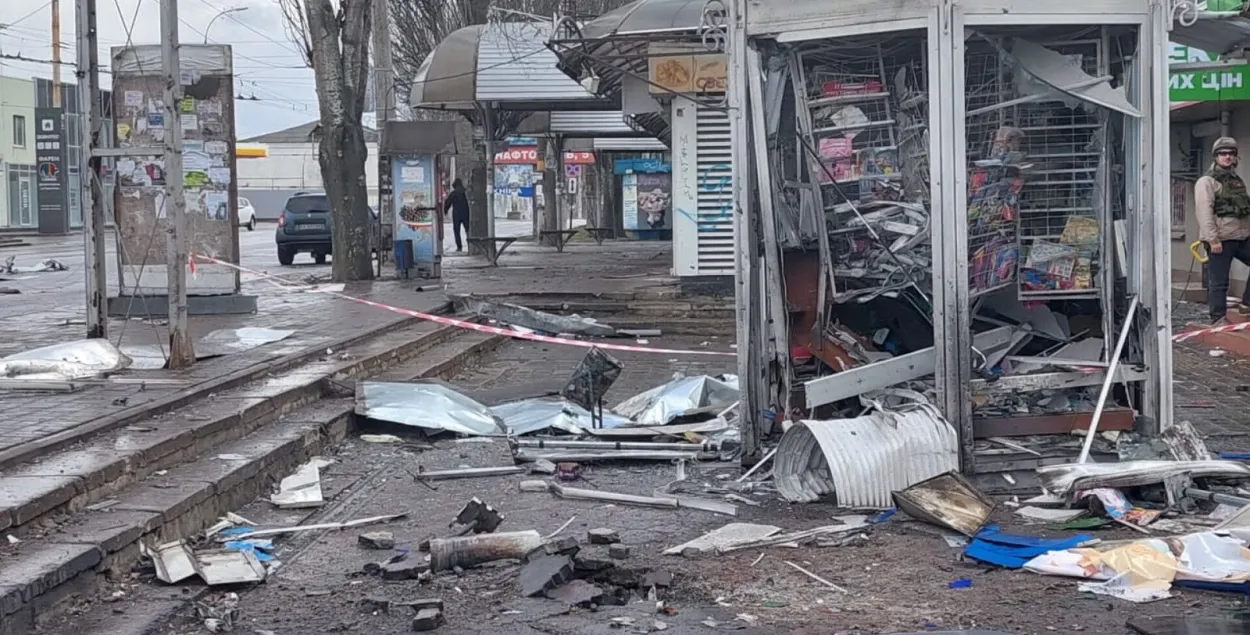 Прыпынак пасля абстрэлу / https://www.facebook.com/OperationalCommandSouth/
