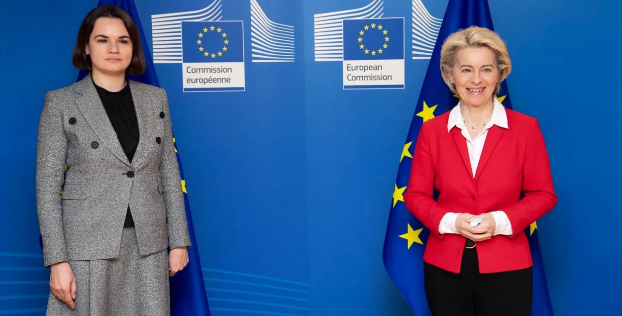 Светлана Тихановская и Урсула фон дер Ляйен / https://twitter.com/vonderleyen/
