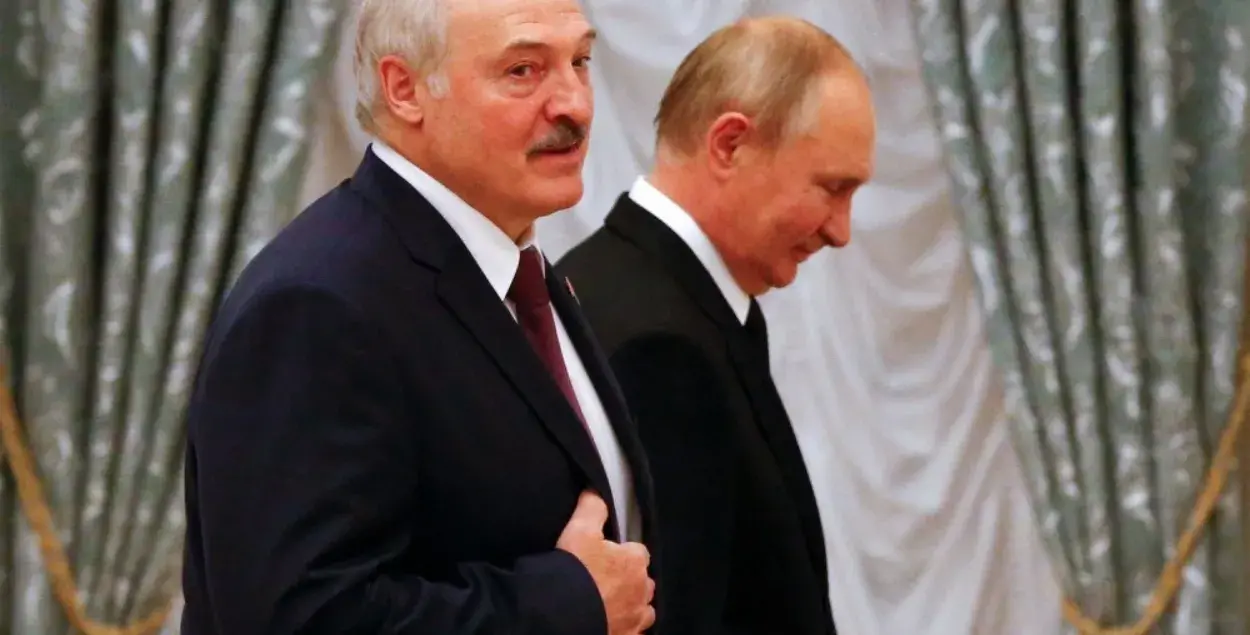Александр Лукашенко и Владимир Путин / AP Photo
