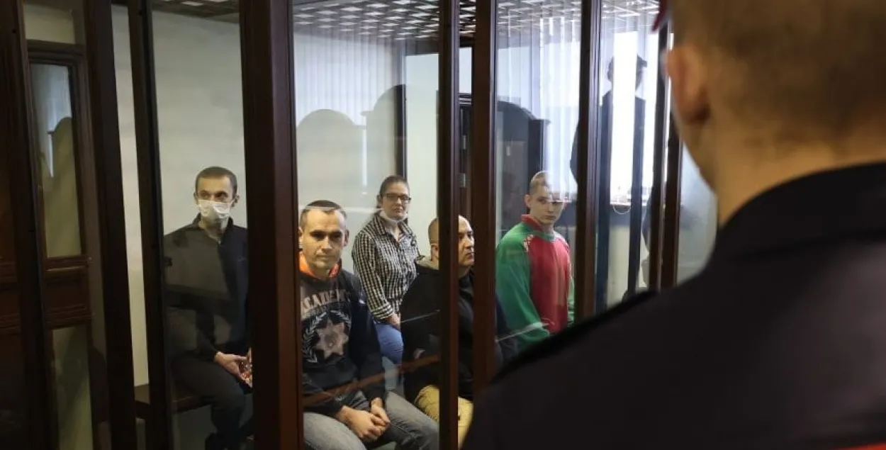 У судзе па справе "Атрадаў грамадзянскай самаабароны" / БЕЛТА
