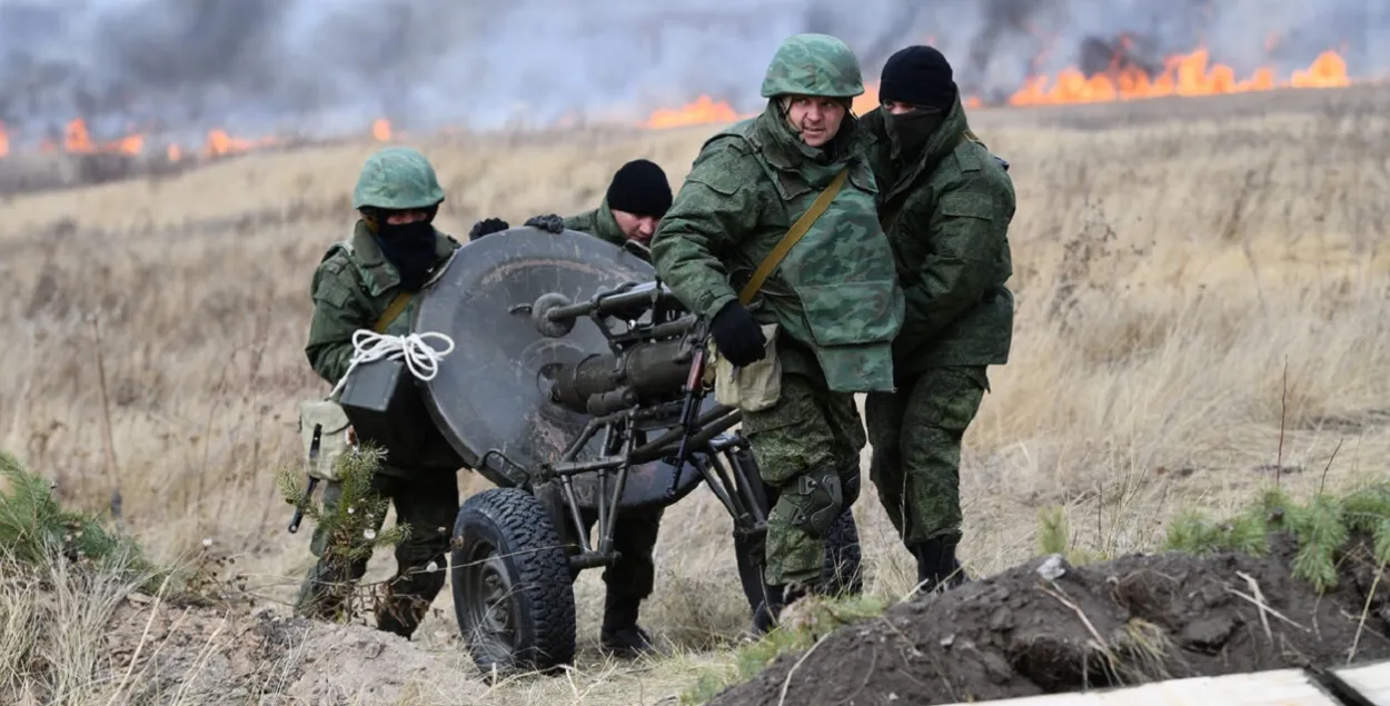 Российские военнослужащие с минометом / ria.ru
