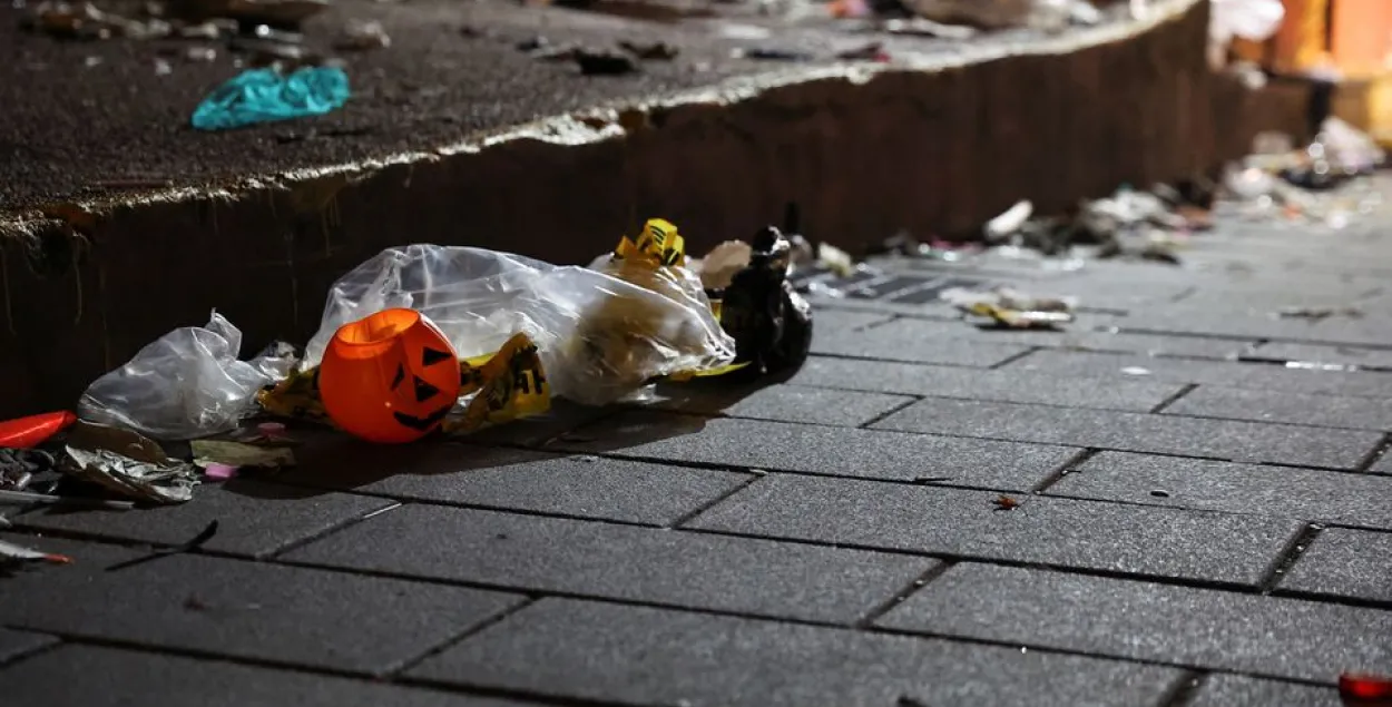 Месца трагедыі ў сталіцы Паўднёвай Карэі, дзе здарылася цісканіна на Хэлоўін&nbsp;/ Reuters
