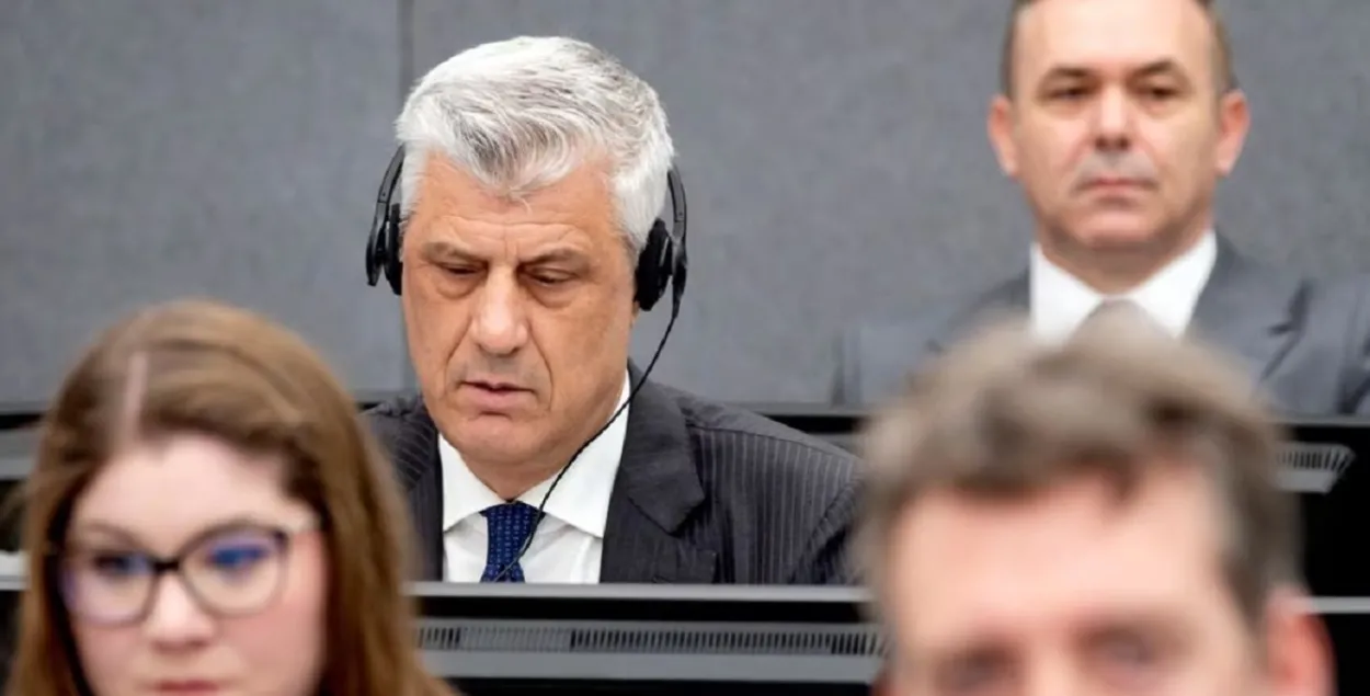 Хашым Тачы ў Гаазе / Reuters
