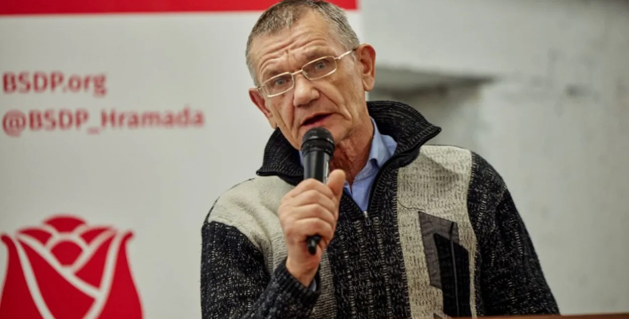 Валентин Лазаренков / t.me/BSDP_Hramada/
