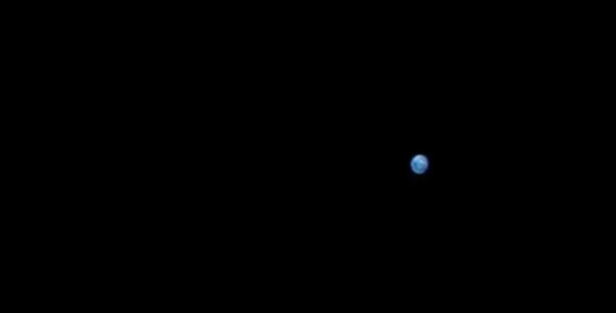 Фота Зямлі, якое даслаў "Арыён" / NASA
