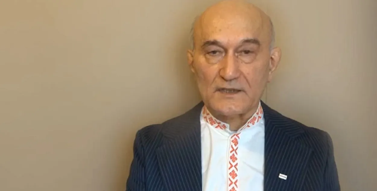 Зянон Пазняк / Скрыншот з відэа
