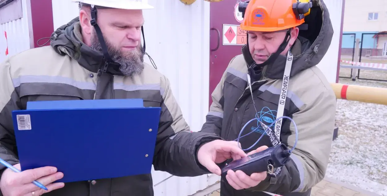 Во время тренировки на БелАЭС / t.me/belaes_oficial
