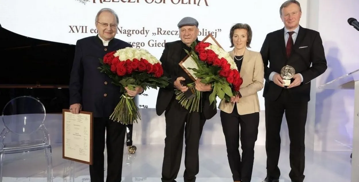 Беларускі мастак Лёнік Тарасевіч узнагароджаны прэміяй Гедройца (фота)
