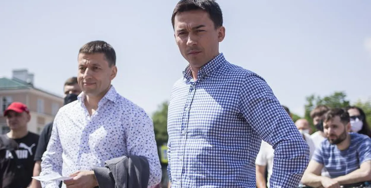 Сяргей Кагановіч і Дзмітрый Баскаў&nbsp;/ TUT.byЧитать п /олностью:&nbsp;&nbsp;https://news.tut.by/society/687736.html
