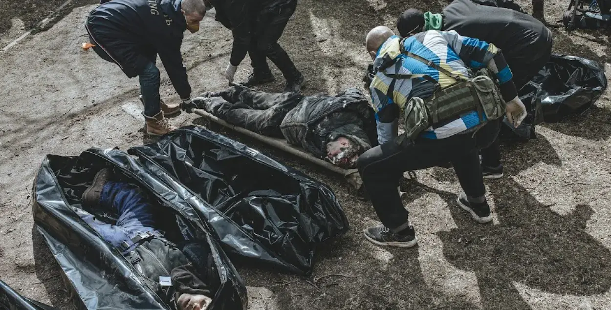 У Бучы ідэнтыфікавалі целы 458 забітых чалавек